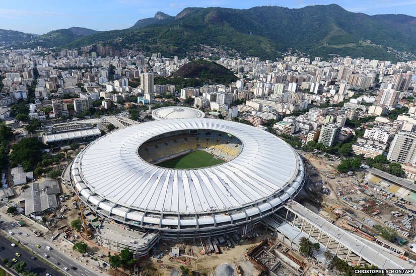Het Maracan~stadion in Rio de Janeiro