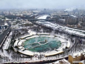 Het zwembad dat Chroestsjov liet aanleggen in 1958