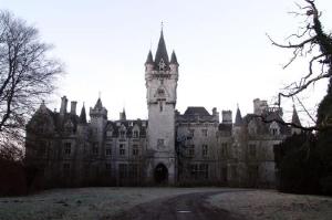 Verlaten kasteel in Celles